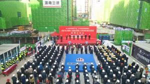 集團(tuán)公司在綠都中梁·青云賦項(xiàng)目舉辦施工現(xiàn)場標(biāo)準(zhǔn)化管理觀摩交流會